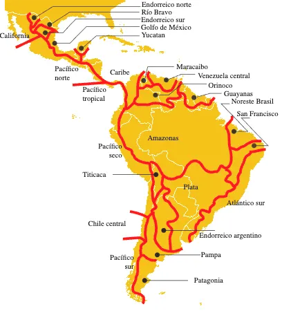 Principales ríos de América del Sur